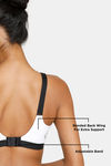 Zelocity High Impact Quick Dry Sports Bra- Wild Dove — thumbnail 9